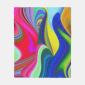 Couverture Polaire Summerrainbow, Rainbowart 3D Abstrait (Devant)