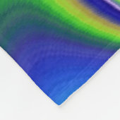 Couverture Polaire Summerrainbow, Rainbowart 3D Abstrait (Coin)
