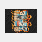 Couverture Polaire Summerween Skeleton Ghost Beach Party Halloween Vi (Devant (Horizontal))