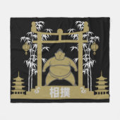 Couverture Polaire Sumo Wrestler (Devant (Horizontal))