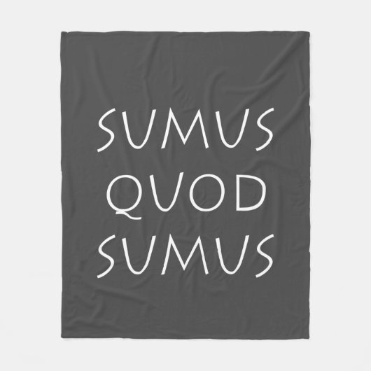 Couverture Polaire sumus quod sumus (Devant)