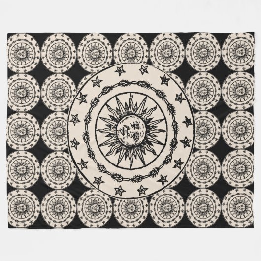Couverture Polaire Sun Circle (Devant (Horizontal))