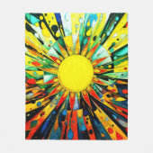 Couverture Polaire Sun En Abstrait 910 (Devant)