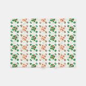 Couverture Polaire SUN traditionnel letton motif géométrique X (Devant (Horizontal))