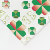 Couverture Polaire SUN traditionnel letton motif géométrique X (Coin)