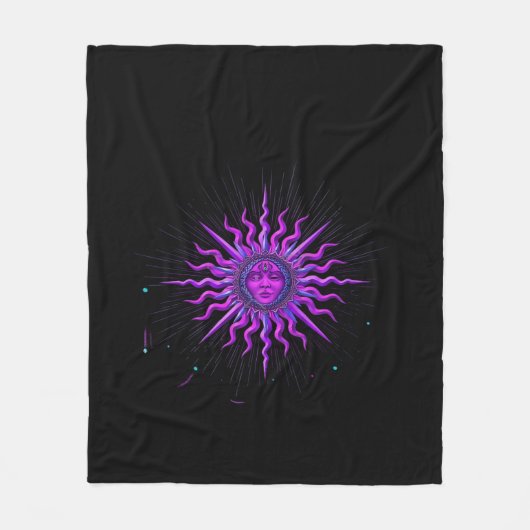 Couverture Polaire Sun - Whimsigoth Graphic (Devant)
