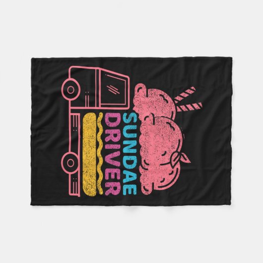 Couverture Polaire Sundae Driver Weed Strain  (Devant (Horizontal))