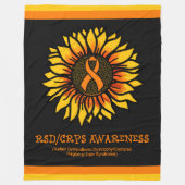 Couverture Polaire Sunflower/Awareness...RSD/CRPS (Devant)