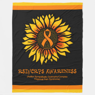 Couverture Polaire Sunflower/Awareness...RSD/CRPS