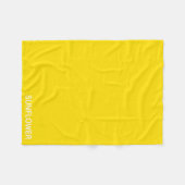 Couverture Polaire Sunflower jaune Nom de la couleur (Devant (Horizontal))