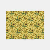 Couverture Polaire Sunflower Love (Devant (Horizontal))