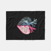 Couverture Polaire Sunflower Suicide Awareness  (Devant (Horizontal))