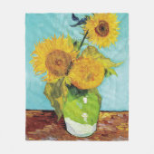 Couverture Polaire Sunflowers Vincent van Gogh (Devant)
