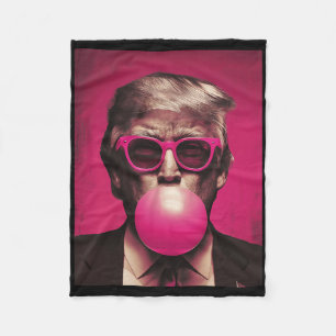 Couverture Polaire Sungels roses Trump Bubble Gum