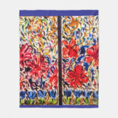 Couverture Polaire Sunny Day Blue Tulips (Devant)