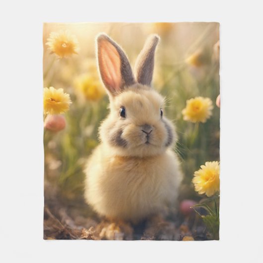 Couverture Polaire Sunny Le Lapin (Devant)