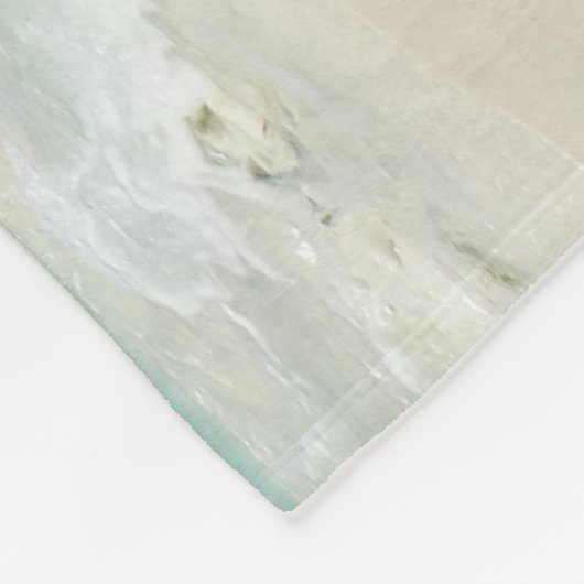 Couverture Polaire Sunny Tropical Beach Ocean Paradise (Coin)