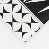 Couverture Polaire Sunrise amérindienne du sud-ouest en bleu (Coin)