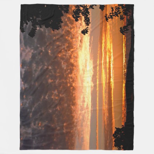 Couverture Polaire Sunrise D'Or (Devant)