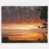 Couverture Polaire Sunrise D'Or (Devant (Horizontal))