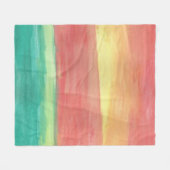 Couverture Polaire Sunset Shores Art Abstrait (Devant (Horizontal))