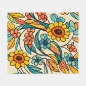 Couverture Polaire Sunstream Bloom (Devant (Horizontal))