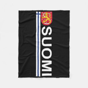 Couverture Polaire Suomi Soccer And Sport Print - Fierté nationale fi