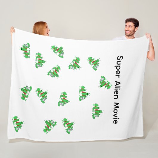 Couverture Polaire Super Alien Movie Full Character Blanket (En situation)