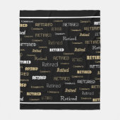 Couverture Polaire Super cadeau ! Retraite (Devant)