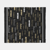 Couverture Polaire Super cadeau ! Retraite (Devant (Horizontal))