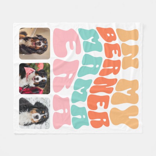 Couverture Polaire Super Dans Mon Berner Mama Era Bernese Mountain Ch (Devant (Horizontal))