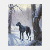 Couverture Polaire Super Danse Laisser Neige Noël (Devant)