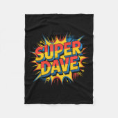 Couverture Polaire Super Dave Funny Name Daves (Devant)