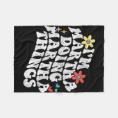 Couverture Polaire Super Im Martha Faire Martha Choses Drôle Mères (Devant (Horizontal))