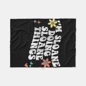 Couverture Polaire Super Im Sloane Faire Sloane Les Choses Drôle Mère (Devant (Horizontal))