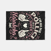 Couverture Polaire Super Karateka - Regalo Karate Ragazza Karate Donn (Devant (Horizontal))