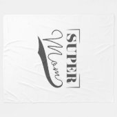 Couverture Polaire Super Maman (Devant (Horizontal))