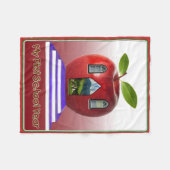 Couverture Polaire Super "Mon premier jour d'école" (Devant (Horizontal))