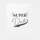 Couverture Polaire Super Papa (Devant)