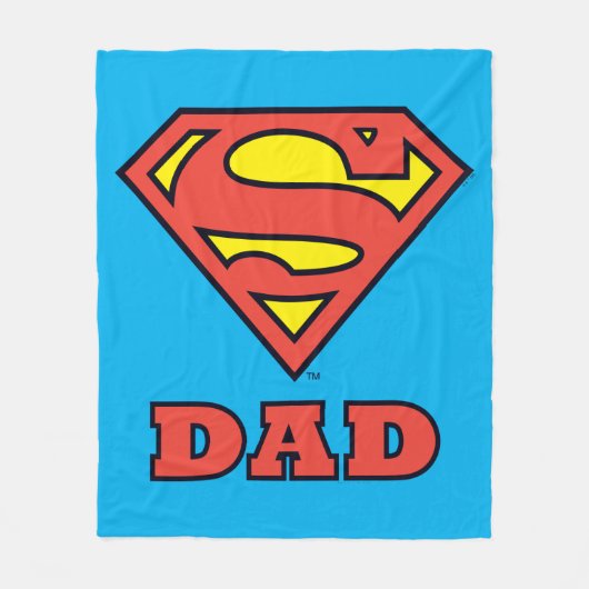 Couverture Polaire Super papa (Devant)