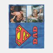 Couverture Polaire Super Papa Modèle photo (Devant)
