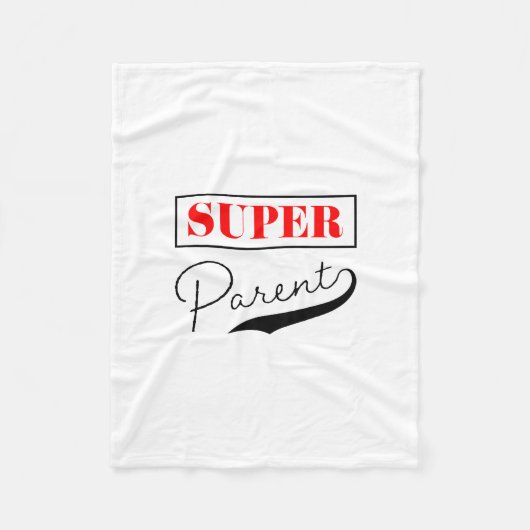 Couverture Polaire Super parent (Devant)