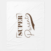 Couverture Polaire Super parent (Devant)