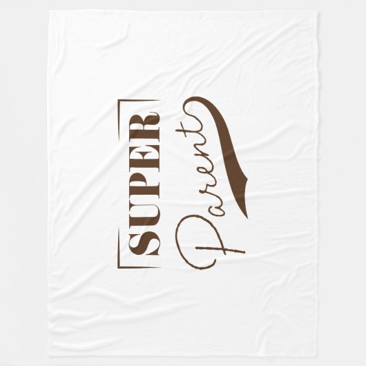 Couverture Polaire Super parent (Devant)