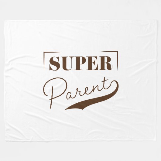 Couverture Polaire Super parent (Devant (Horizontal))