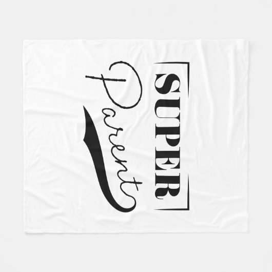 Couverture Polaire Super parent (Devant (Horizontal))