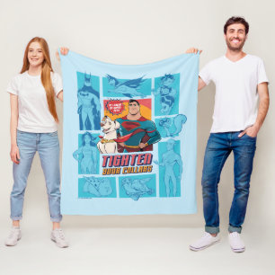 Couverture Polaire Super Pets & Justice League - Serrez vos colliers