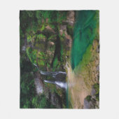 Couverture Polaire Superbe cascade Virje, Slovénie Poster (Devant)