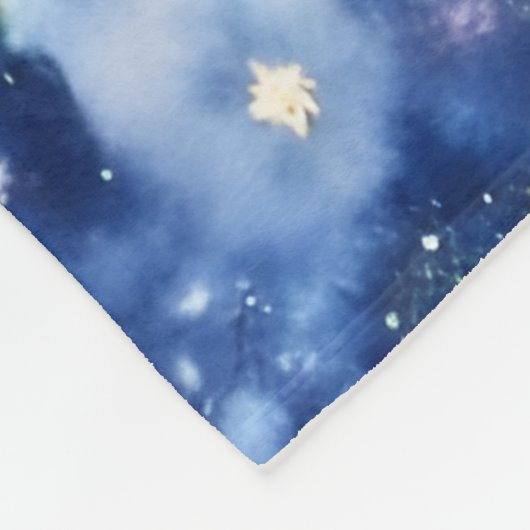 Couverture Polaire Superbe licorne Bleue (Coin)