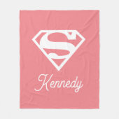 Couverture Polaire Supergirl Bouclier S uni (Devant)